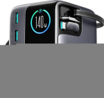 Ładowarka biurkowa Joyroom Podix Jr-TRD01 GaN 140 W 1x USB-C 2x USB-A + zwijane kable 2x USB-C