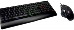 Inter-tech KC-3000 (black, DE-layout) keyboard and mouse set