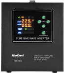 Rebel POWER-1500-LFP4 emergency power supply &ndash; a pure sine wave inverter with a 12V charging function, 230V, 1500VA/1050