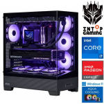 INTOP AQUA i7-14700F 32GB DDR5 1TB SSD M.2 NVME RX9060XT 16GB WIN11