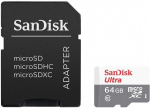 SANDISK Ultra microSDXC 64GB + SD Adapter 100MB/s Class 10 UHS-I