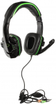 Esperanza "Raven" Gaming headphones with microphone, green