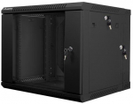 Lanberg Cabinet installation hanging two sections 19 '' 9U 600x600mm black