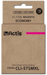 Actis KC-571M Ink (replacement for Canon CLI-571M; Standard; 12 ml; magenta)