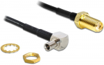 SMA jack bulkhead > TS-9 90&deg; plug 145 mm