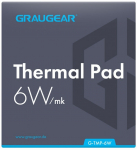 Graugear W&auml;rmeleitpad f&uuml;r CPU oder Speicher, 100 x 100 x 1 mm / 100 x 100 x 1,5 mm