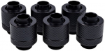 Alphacool Eiszapfen 13/10mm screw-on nozzle G1/4 - Deep Black Sixpack