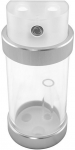 Singularity Computers Protium reservoir 100mm - acrylic, matt transparent, silver