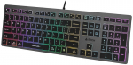 A4Tech FStyler FX60H Neon Backlit Wired Keyboard - Gray