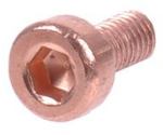 Screw DIN 7984 M3 x 6 hexagonal - copper plated