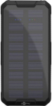 Outdoor Schnelllade-Powerbank 20.000 mAh mit Solar (schwarz, USB-C PD, QC 3.0)