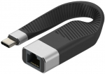 TECHLY Short Flat USB-C Male to RJ45