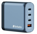 Verbatim GNC-140 GaN Charger 4 Port 140W USB AC EUUKUS