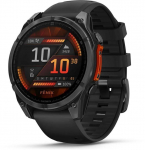 Garmin fēnix 8 47mm AMOLED Slate Gray Smartwatch with Black Band