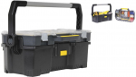 19" tool box with organizer