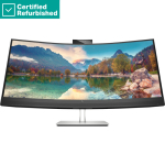 RENEW SILVER HP E34m G4 Curved Conferencing Monitor - 34" 3440x1440 WQHD 400-nit 75Hz AG, Curved, VA, USB-C(65W)/HDMI/Di