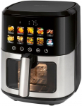 ProfiCook PC-FR 1286 H fryer Single 6.5 L Stand-alone 1700 W Hot air fryer Black, Stainless steel