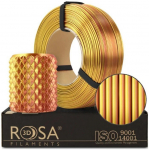 Filament PLA Magic Silk Gold-Copper 1kg refill Rosa3D