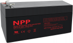 Battery 12V 3.2Ah T1(F1) Pb AGM NPP