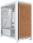 Corsair FRAME 4000D RS Wood PC Case, Mid Tower, E-ATX &ndash; Wood, White