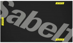 Sabelt Sim Floor Mat, floor mat for sim racing, 170 &times; 100 cm, non-slip - black
