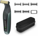 Rowenta Beard Trimmer | TN6044E0 | Cordless | Number of length steps 6 | Wet & Dry | Black/Green