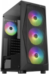 Aerocool Falcon V2 Mdi-Tower, Tempered Glass - Black