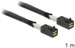 Kabel Mini SAS HD SFF-8643 > Mini SAS HD SFF-8643 (schwarz, 1 Meter)