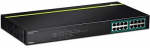 16 x Gigabit Ethernet RJ-45, PoE+