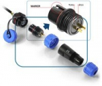 Quwireless Outdoor power socket & plug - 2 PIN set