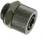 Bitspower Anschluss gerade G1/4 Zoll AG auf 11/8mm - schwarz gl&auml;nzend
