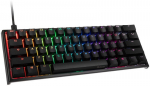 Ducky One 2 Mini RGB LED 60% TKL Mechanical Gaming Keyboard, MX Blue, Black (US)
