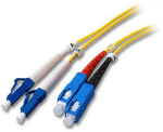 EFB Duplex Patchkabel LC-SC 9/125 OS2 LSZH 2mm 2.0m gelb