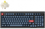 Keychron V5 Max RGB US Hot-Swappable Gateron Jupiter Banana Wireless Keyboard