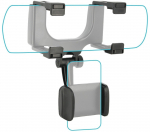 Mobilis Universal Car Rear Mirror Mount for Smartphone