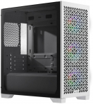 Cooler Master Elite 302 Mid Tower mATX, Tempered Glass, White