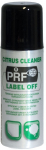 Label Off is an easy-to-use cleaner for removing stickers, labels, glue residue, oil, grease and other stains. PRF LABEL