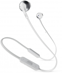 JBL 205BT Bluetooth in-ear headphones, silver retail