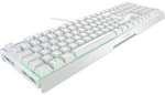 CHERRY XTRFY MX 3.1 Mechanical Gaming Keyboard (White/Silver, DE Layout, Cherry MX2A Red)