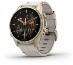 Garmin Fenix 8 43 mm Guld Sportsur