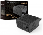 Montech BETA 2 80 PLUS Bronze ATX 3.1 550W PSU, Black