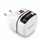 Qoltec Charger USB C 65W GaN PPS 5V 20V 3A 3.25A