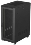 Lanberg 19-inch 27U floor-standing rack cabinet, 600x1000, mesh door, (flat-pack), black