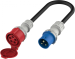 Platinet EV adapter CEE 16A 1-phase F - 3-phase M (EV_A11C35MC)