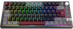 Montech MK PRO 75 Mechanical Keyboard (Black, Multicolor, DE Layout, Gateron G Pro 3.0 Brown)