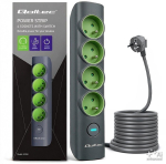 Qoltec Power strip with backlit switch 4earthed sockets
