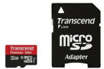 TRANSCEND 32GB MicroSDHC Cl10 UHS-I Adap