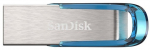 SanDisk Ultra Flair 64GB USB 3.2 Gen 1 Flash Drive Blue/Silver