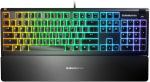 SteelSeries Apex 3 US Layout RGB Gaming Keyboard, Black