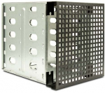 Inter-Tech Einbaurahmen 5,25" auf 5x3,5" f&uuml;r 19" Geh&auml;use